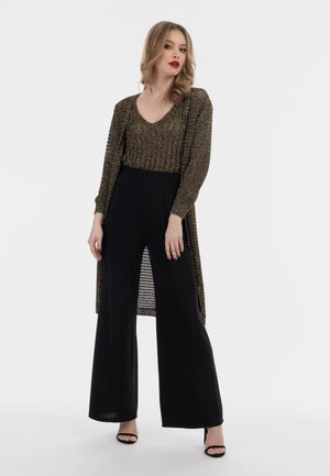 faina, Cardigan - schwarz gold