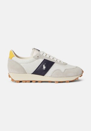 PRL TRAIL 125 SUEDE & MESH SNEAKER - Sportcipő - off-white/navy/yellow