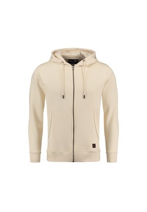 CONFIDENCE - Zip-up sweatshirt - whisper white
