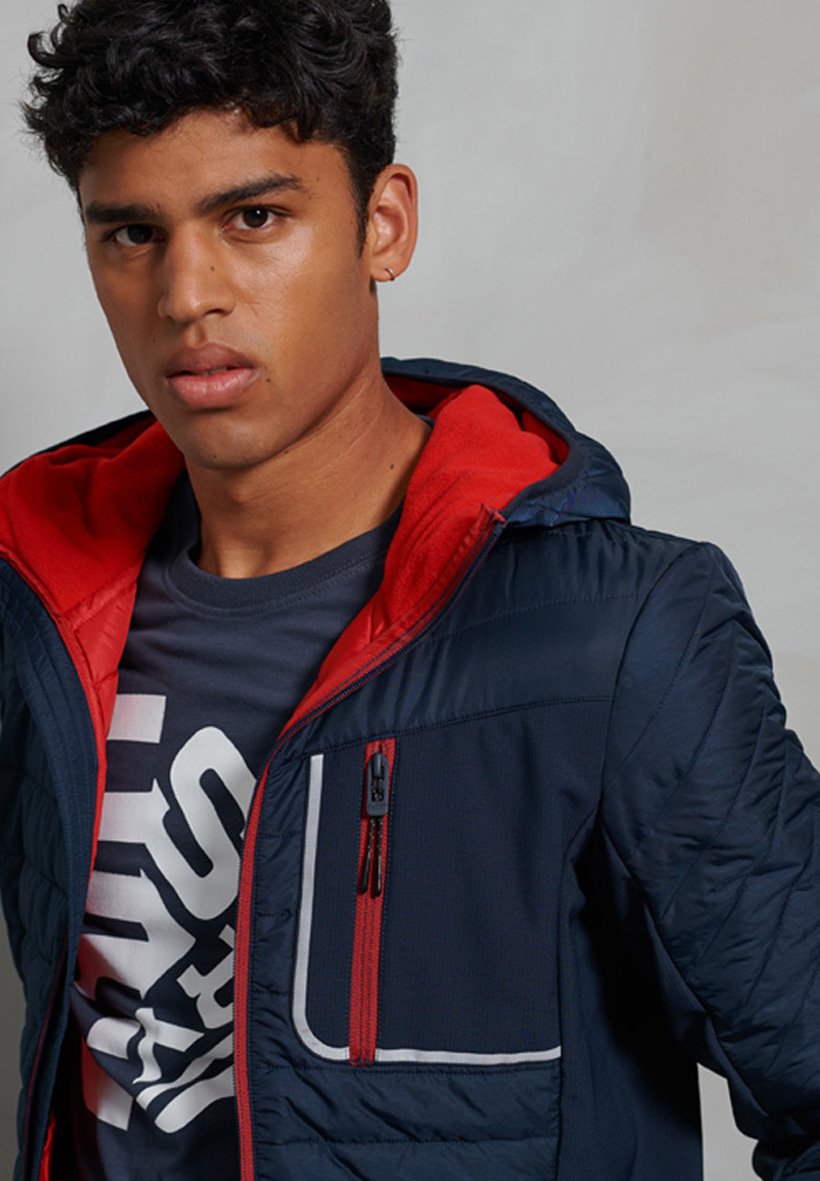 superdry navy blue jacket