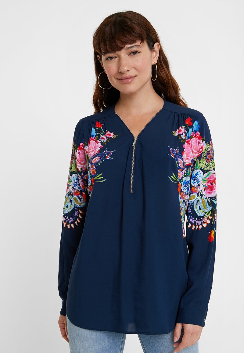 Desigual Longsleeve blauw Desigual Longsleeve blauw