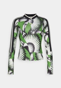 FARM LONGSLEEVE - Langarmshirt - cream white/crew green/black