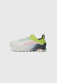 OLYMPUS 6 - Trail hardloopschoenen - gray/lime