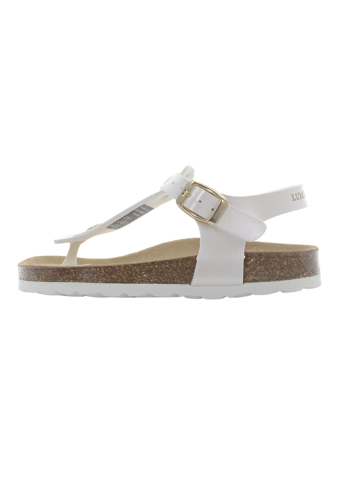 Lumberjack SLINGBACK - Sandalias de cuña - white/blanco - Zalando.es
