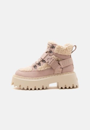 Buffalo, ASPEN COM MID - Боти с платформа - rose/cream