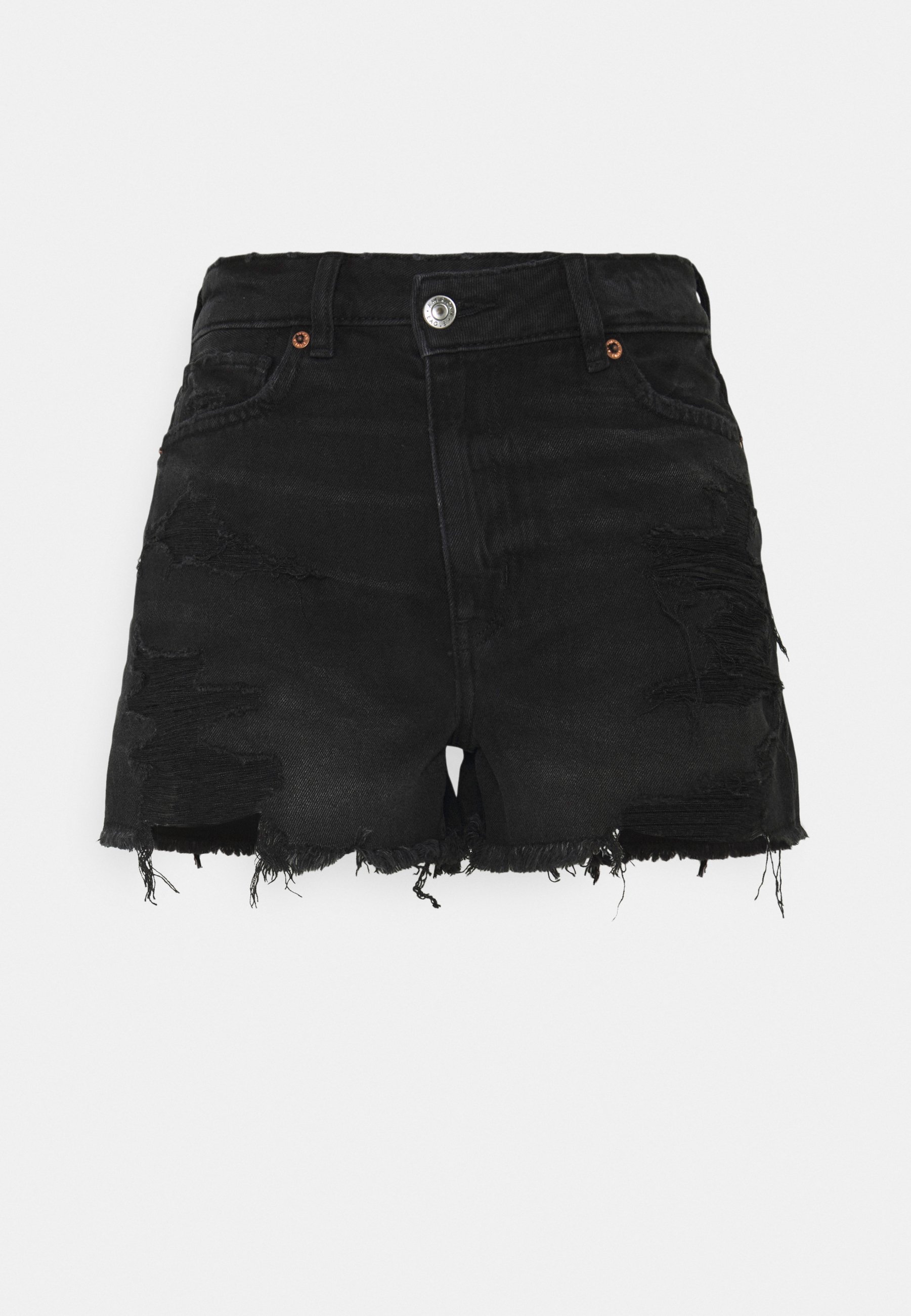 American Eagle ASYM MOM - Denim shorts 