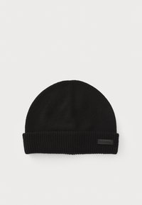 BEANIE HAT - Kootud müts - black beauty