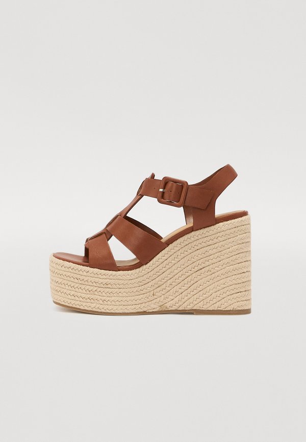 COAST - Wedge sandals - tan paris