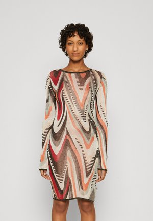 SCARLETT SHORT DRESS - Neulemekko - multi-coloured