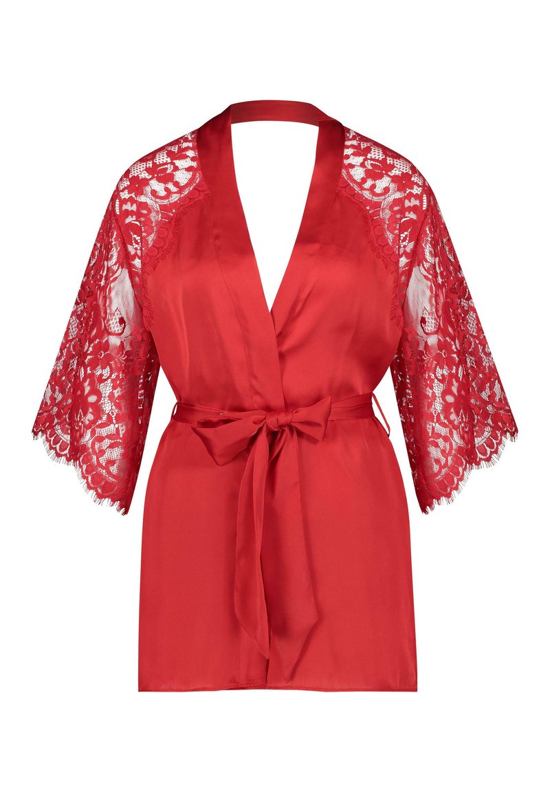 Damen Nachthemden | Hunkemöller JENNIFER Bademantel red/rot - AH81121 Damen Nachthemden | Hunkemöller JENNIFER Bademantel red/rot - AH81121