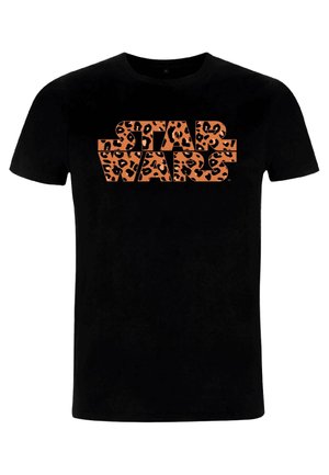 STAR WARS CLASSIC STAR WARS LOGO CHEETAH FILL - T-shirt z nadrukiem