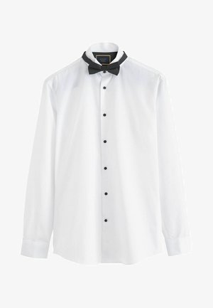 BOW TIE SET DOUBLE CUFF - Camicia elegante - white