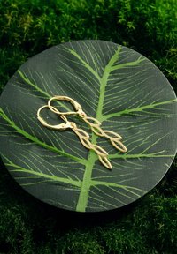 Sofia Milani OHRHÄNGER LEAF - Orecchini - gold coloured