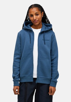 ORIGINAL SMALL LOGO HOOD - Zip-up sweatshirt - taubenblau
