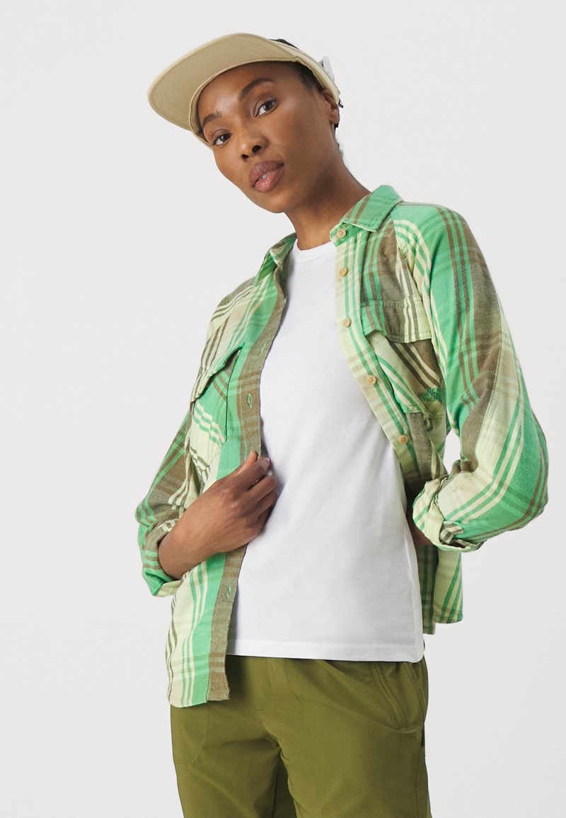 The North Face SET UP CAMP Buttondown blouse optic emerald/green