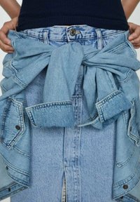 Mango Pencil skirt - light blue