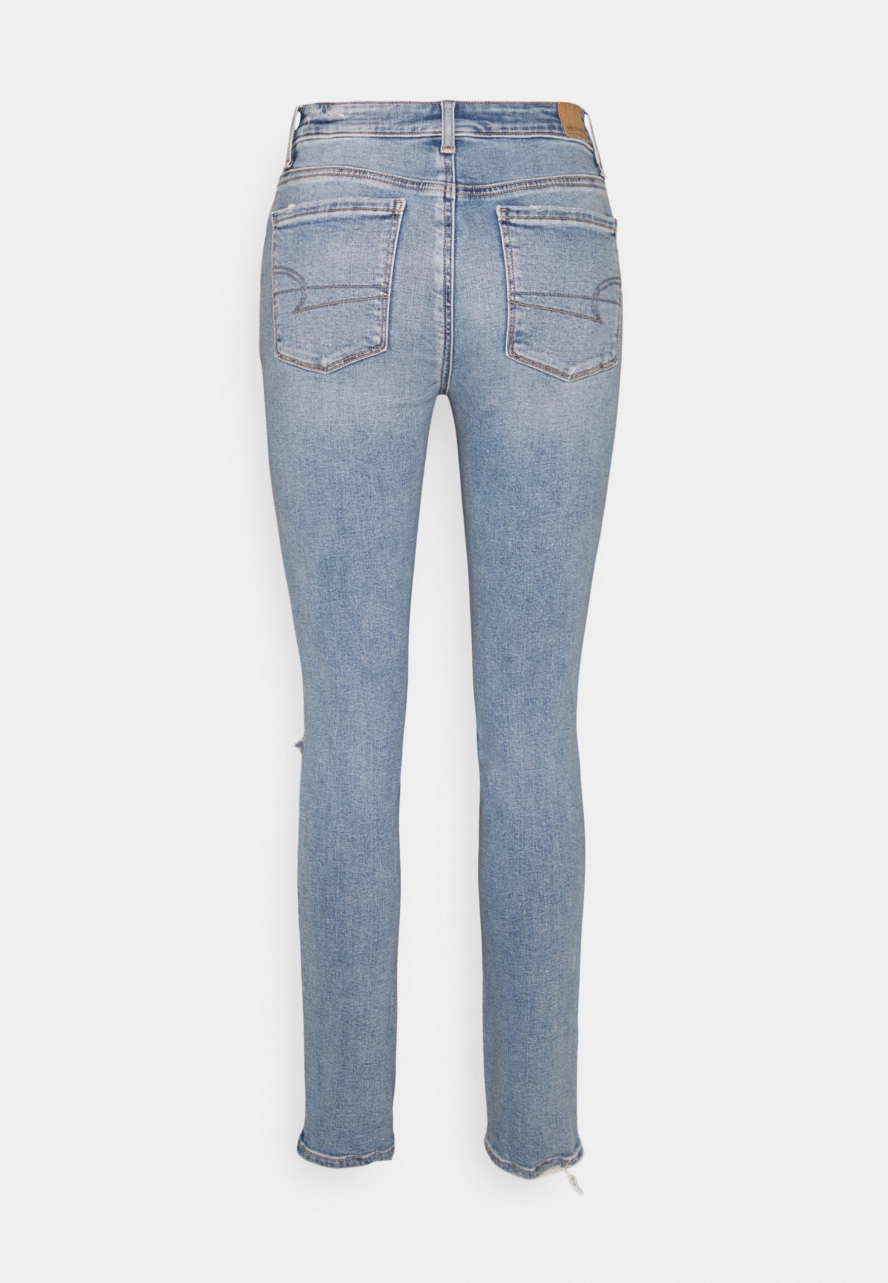 American Eagle HI RISE SKINNY - Jeans Skinny Fit - authentic light/blue  denim - Zalando.co.uk