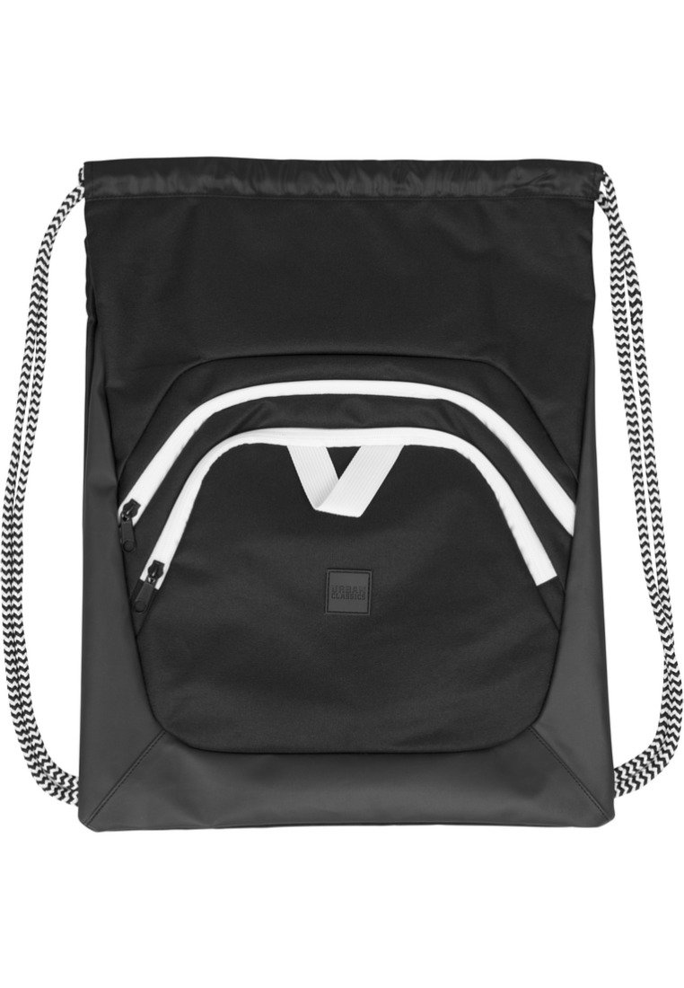 Urban Classics Sportska torba s vezicom - black/black/white