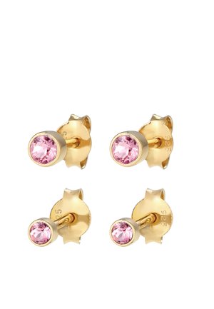SPARKLING BASIC SET - MIT KRISTALLEN VON SWAROVSKI® - Náušnice - gold-coloured