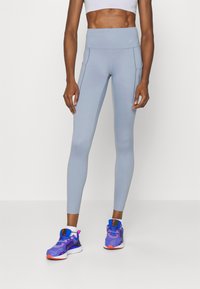 Nike Performance - W NK DF GO MR 7/8 TGHT - Leggings - ashen slate Thumbnail Image 1