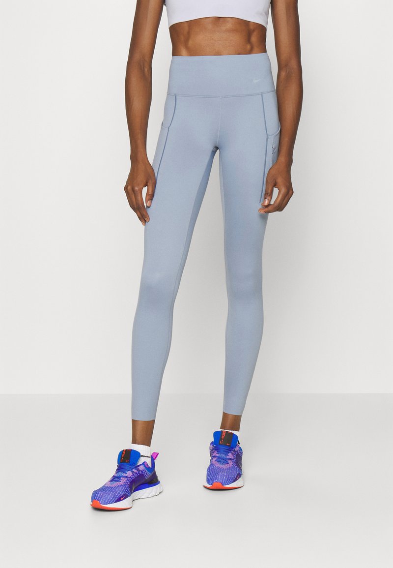 Nike Performance - W NK DF GO MR 7/8 TGHT - Tights - ashen slate, Förstora