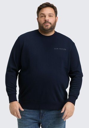 MIT LOGO-PRINT - Sweatshirt - sky captain blue