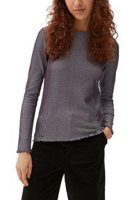 QS Langarmshirt - aubergine