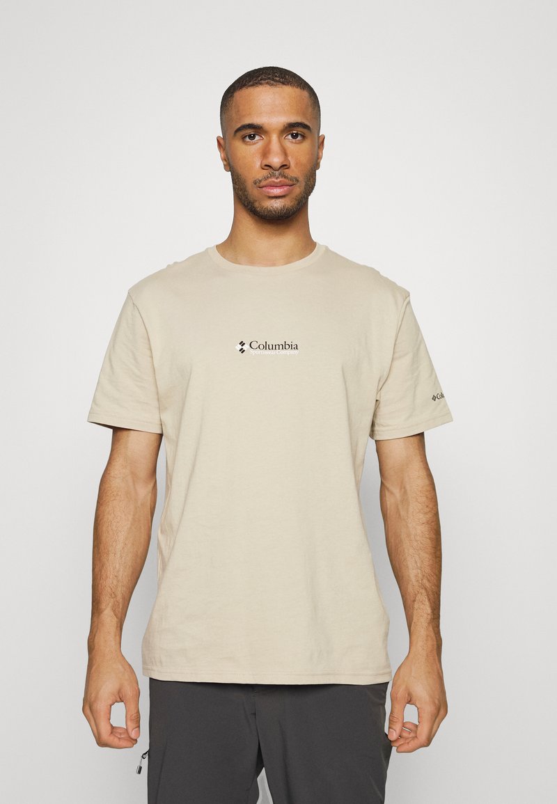 Columbia BASIC LOGO™ SHORT SLEEVE - T-shirt estampada - ancient fossil