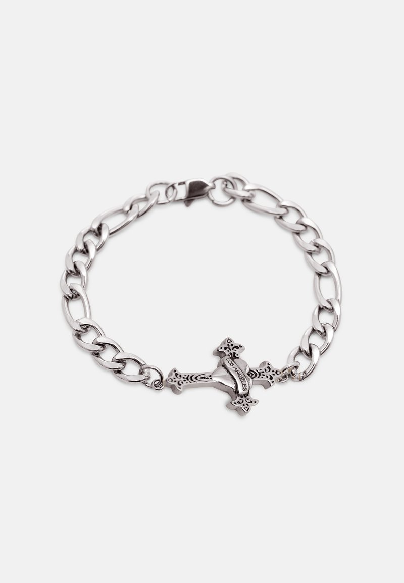 Ed Hardy LOS ANGELES CROSS CHAIN BRACELET UNISEX - Armbånd - silver ...