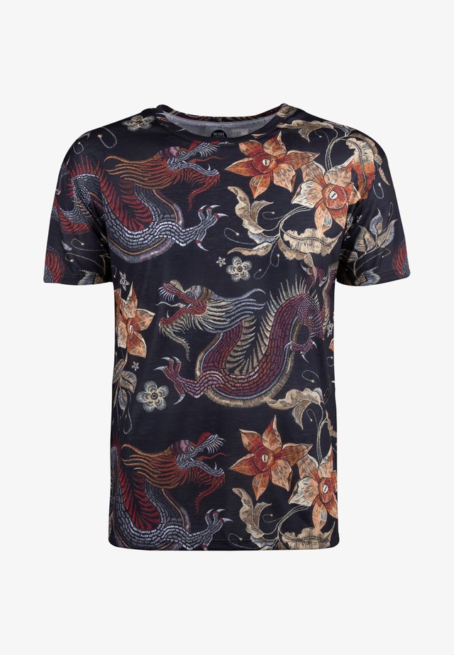 JAPANESE DRAGON - T-shirt con stampa - black