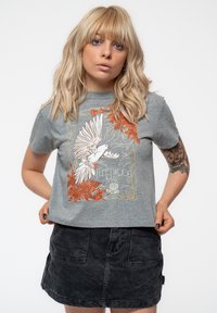 Paradiso Clothing Print T-shirt - grey