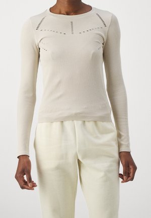 Camiseta de manga larga - beige