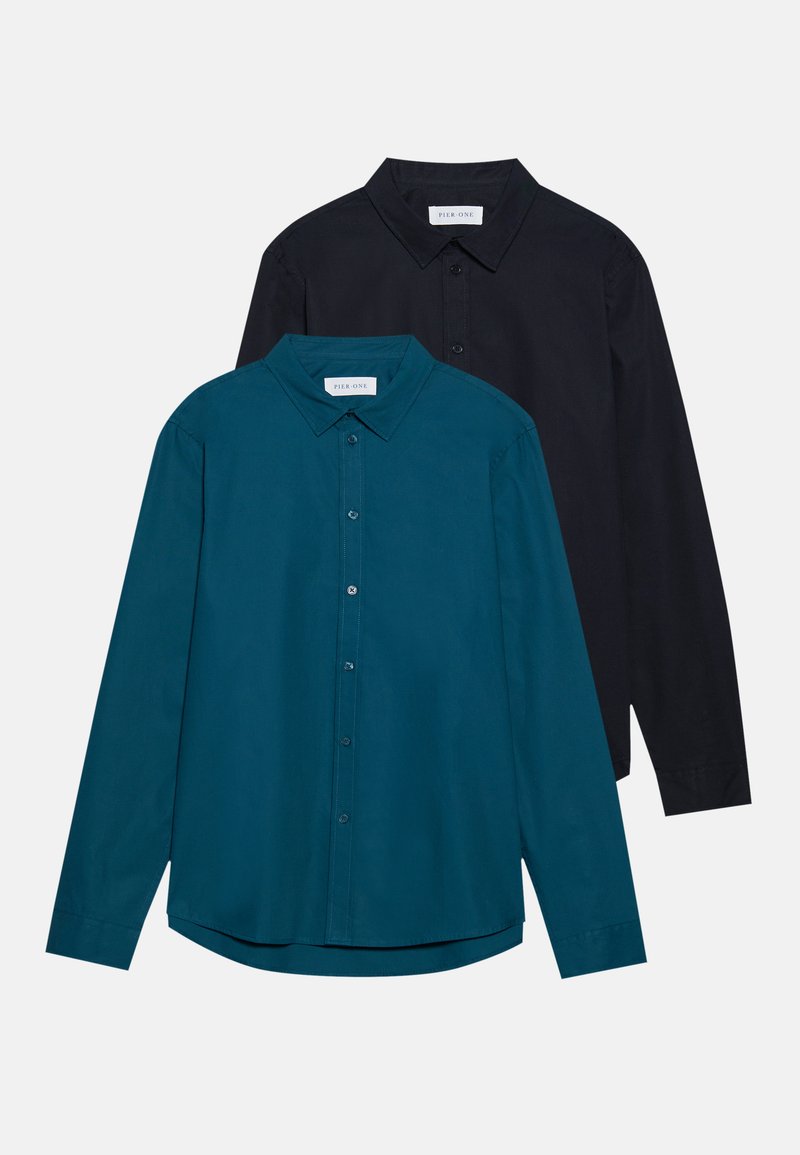 Pier One Zakelijk overhemd donkergroen Pier One Zakelijk overhemd donkergroen