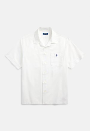 CLASSIC FIT OXFORD CAMP SHIRT - Skjorta - white