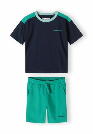 SHORT SLEEVE SET - Träningsbyxor - green navy