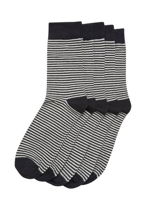 UNISEX STRIPE 5 PACK - Kojinės - black whitesand