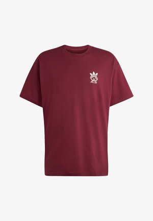 adidas Originals, SURF SHOP GRAPHIC OVERSIZED TEE UNISEX - Camiseta estampada - shadow red