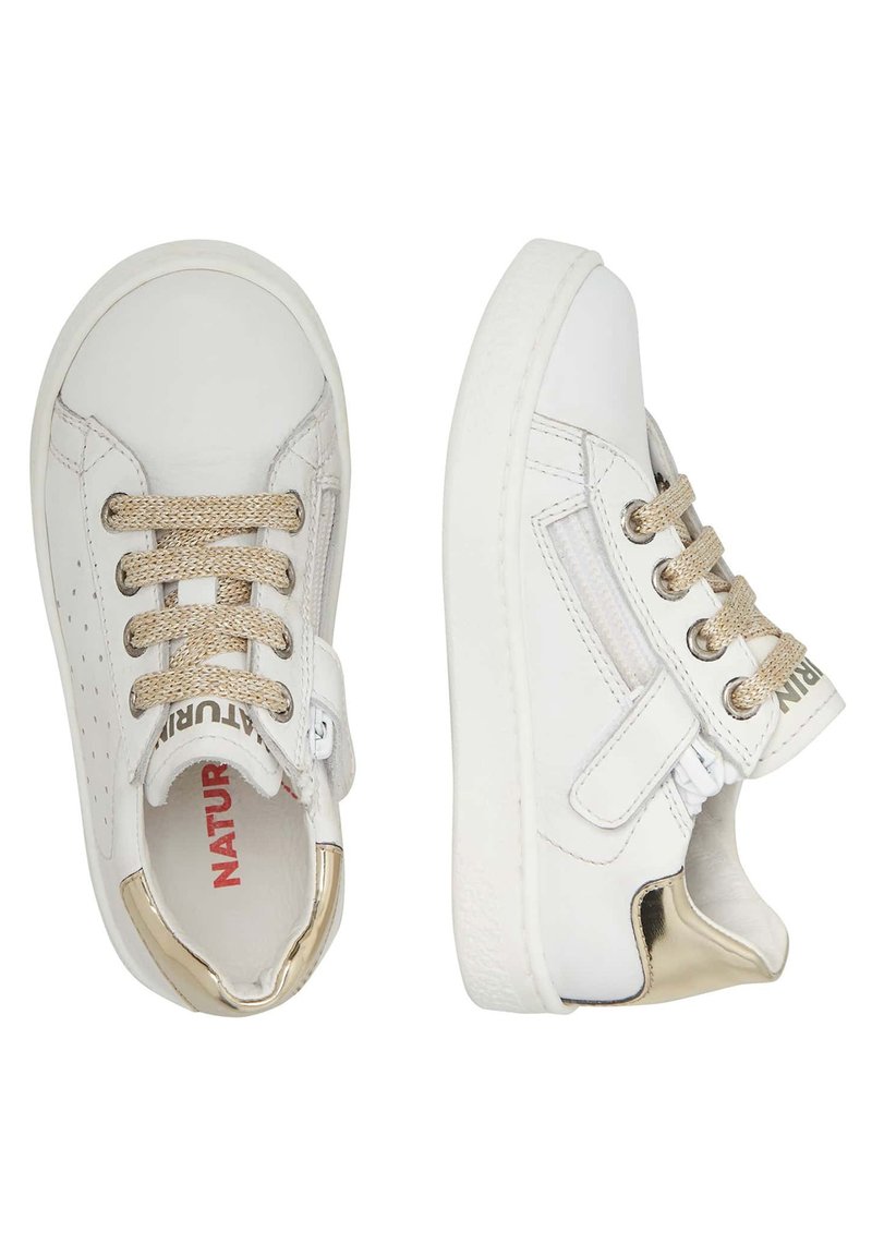 Scarpe Bambina Naturino Hasselt 2 Zip – In Vitello Morbido, Con Lacci E Zip Interna, Suola Antiscivolo