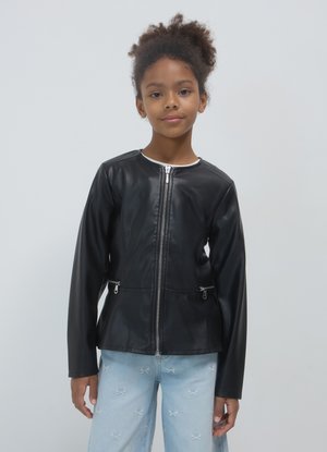 EFFETTO  - Giacca in similpelle - nero ultrablack