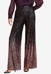 Love & Roses ENB OMBRE SEQUIN WIDE LEG PETITE - Housut - pink