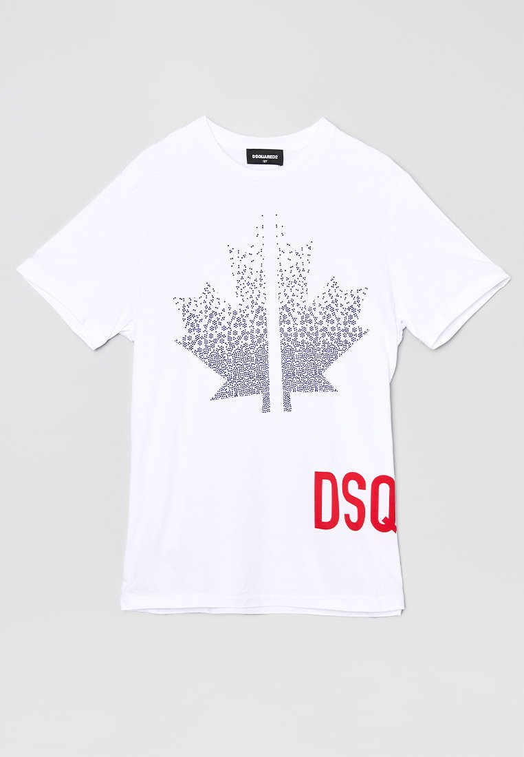 Dsquared2 T-shirt print wit Dsquared2 T-shirt print wit