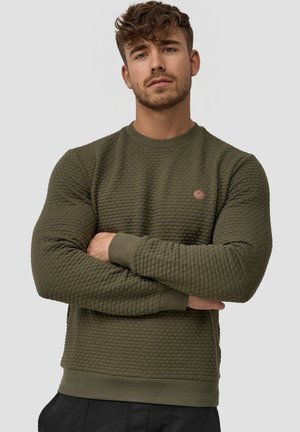 INDICODE JEANS DASH - Sudadera - army