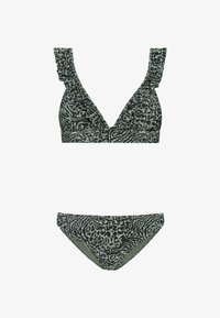 Izbrano, forest green mixed animal