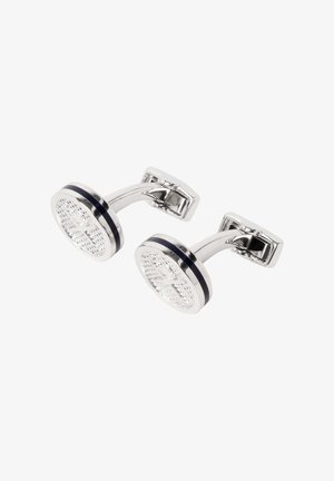 Hackett London, HACKETT LONDON CUFFLINKS ROUND BROLLY BOWLER - Manschettenknopf - navy