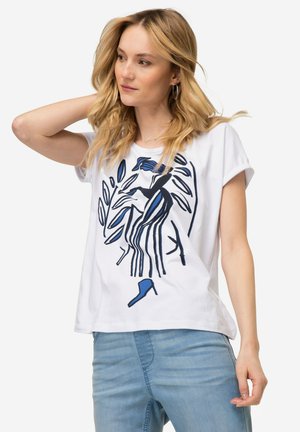 LAURASØN T-Shirt print - white