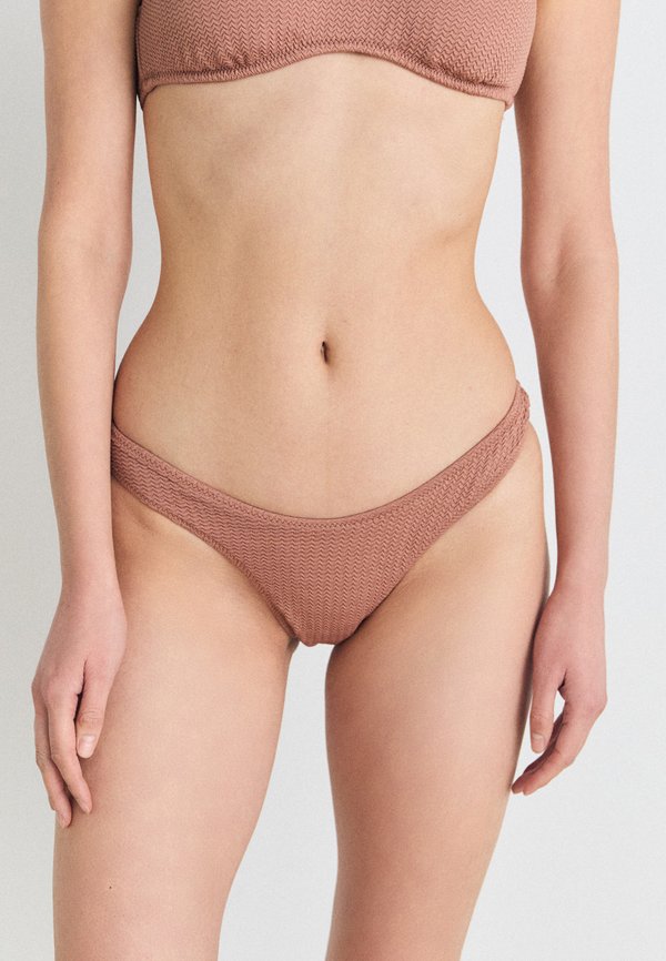 DIVE HIGH CUT RIO - Bikini bottoms - bronze