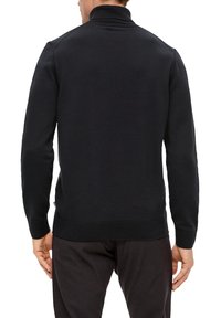 s.Oliver À COL ROULÉ - Strickpullover - schwarz
