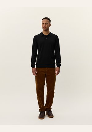 GREYSON - T-shirt à manches longues - black
