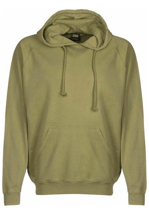 Urban Classics OVERDYED HOODY - Hættetrøje - khaki