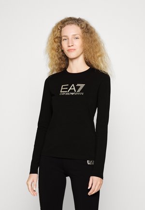 Top s dlouhým rukávem - black/gold